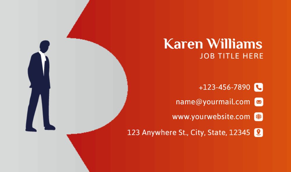 Human Resources Rush Business Cards Prints template preview 57