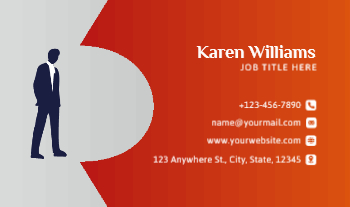 Human Resources Rush Business Cards Prints template preview 28