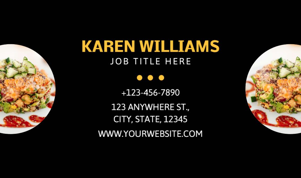 Coffee Bar Rush Business Cards Prints template preview 36