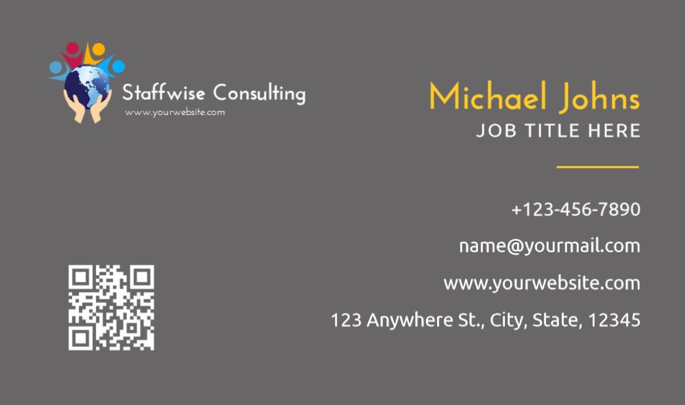 Human Resources Rush Business Cards Prints template preview 46