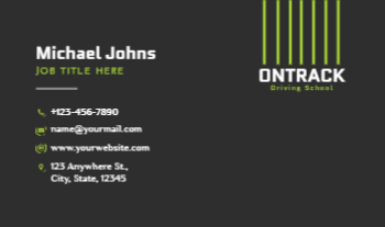 Education And Training Rush Business Cards Prints template preview 7