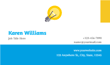 Electronics Rush Business Cards Prints template preview 3