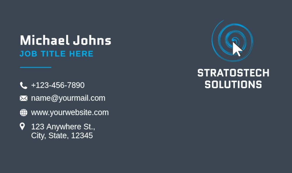 It And Internet Economical Business Cards template preview 54