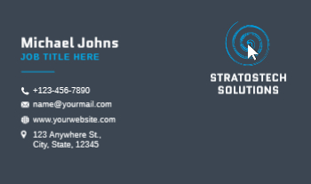 It And Internet Economical Business Cards template preview 25
