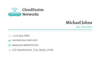Security Rush Business Cards Prints template preview 5