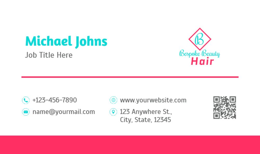 Spa Saloon Economical Business Cards template preview 42