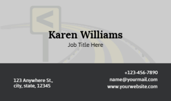 Transportation And Logistics Rush Business Cards Prints template preview 21