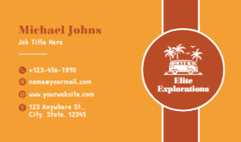 Travels Rush Business Cards Prints template preview 15