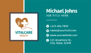 Health Care And Pharma Economical Business Cards template preview 7