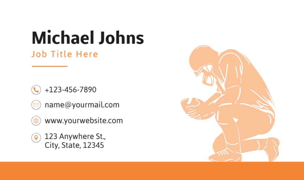 Sport Rush Business Cards Prints template preview 54