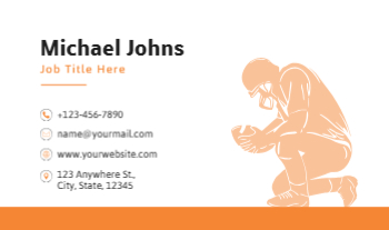 Sport Rush Business Cards Prints template preview 25
