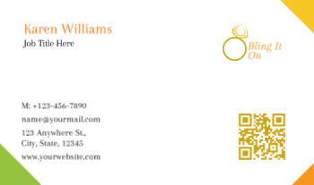 Spa Saloon Economical Business Cards template preview 21