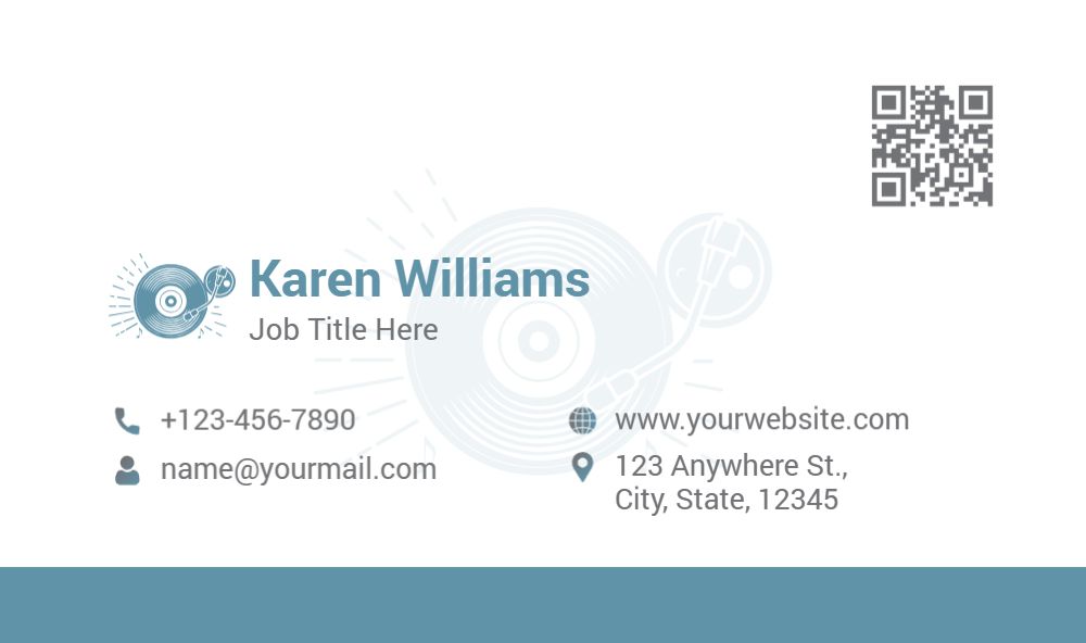 Music Dj Economical Business Cards template preview 34