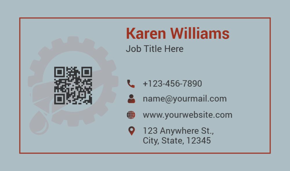 Business Services Economical Business Cards template preview 40