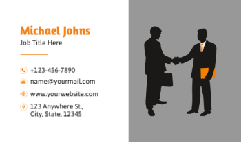 Marketing And Advertising Economical Business Cards template preview 25