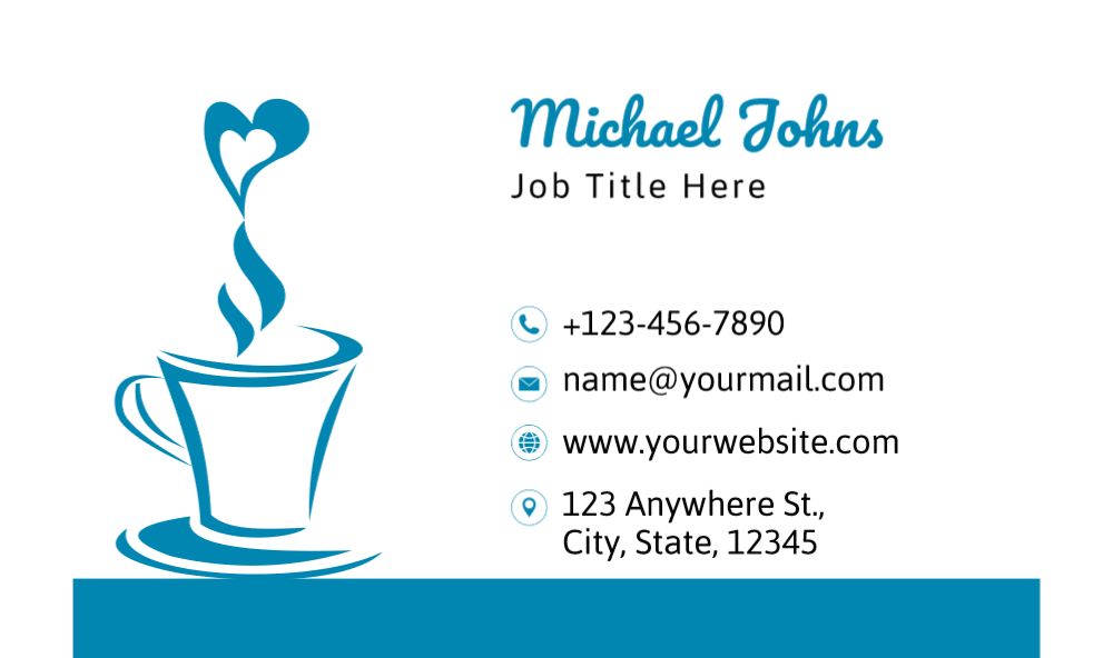 Coffee Bar Rush Business Cards Prints template preview 54