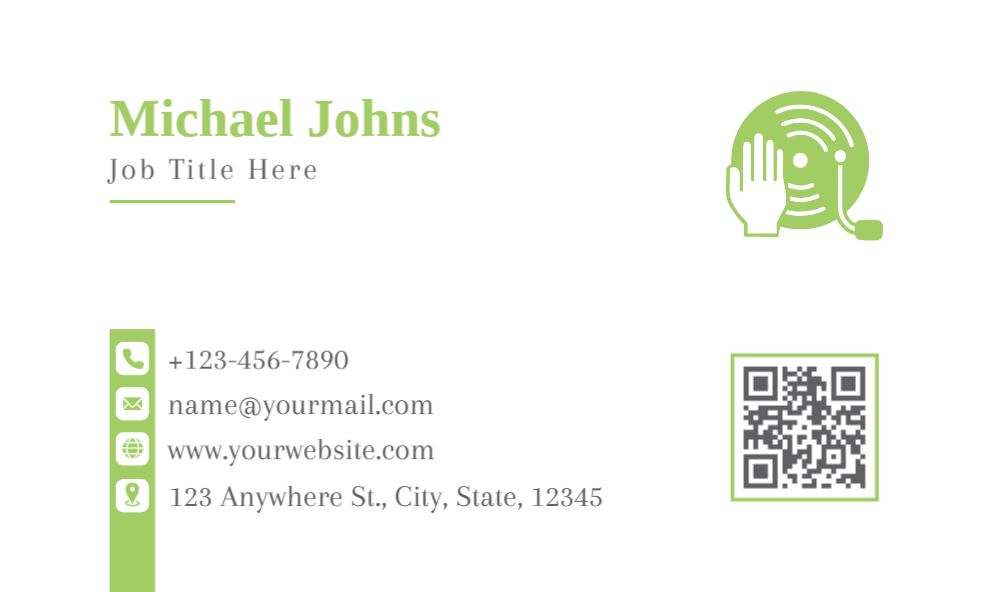 Entertainment Economical Business Cards template preview 36