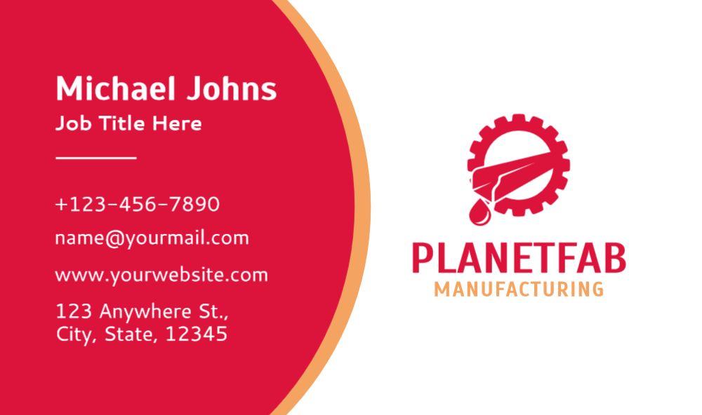 Basic Economical Business Cards template preview 50
