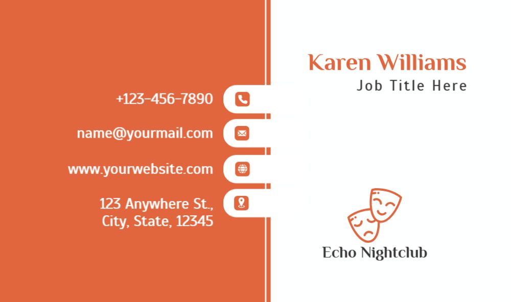 Entertainment Economical Business Cards template preview 42