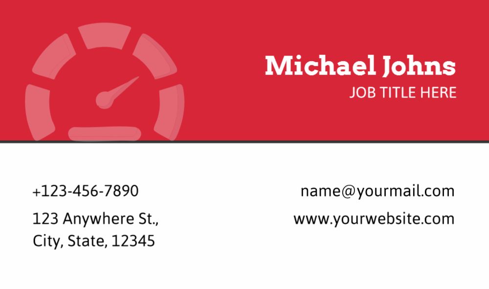 Automobile Economical Business Cards template preview 34