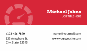 Automobile Economical Business Cards template preview 13