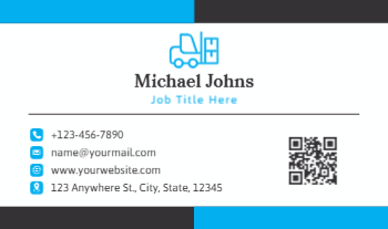 Clean Simple Economical Business Cards template preview 21