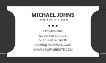 News And Media Rush Business Cards Prints template preview 5