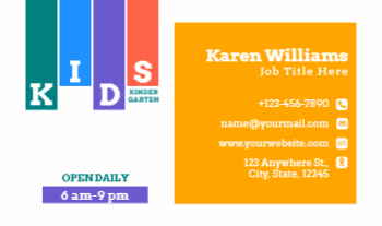Education And Training Economical Business Cards template preview 17