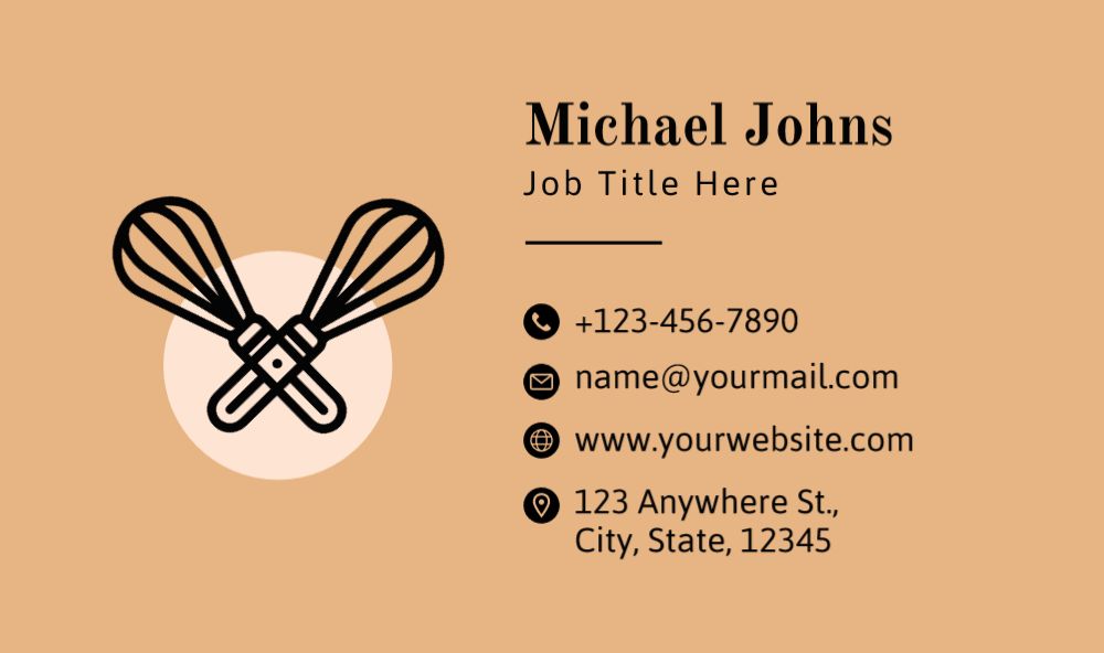 Coffee Bar Rush Business Cards Prints template preview 34