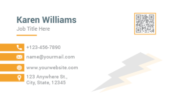 Electronics Rush Business Cards Prints template preview 17