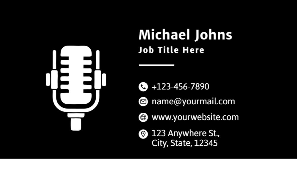 Music Dj Rush Business Cards Prints template preview 40