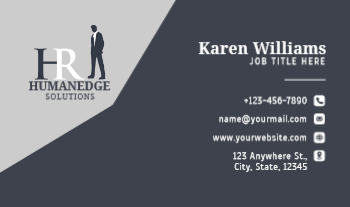 Human Resources Rush Business Cards Prints template preview 13