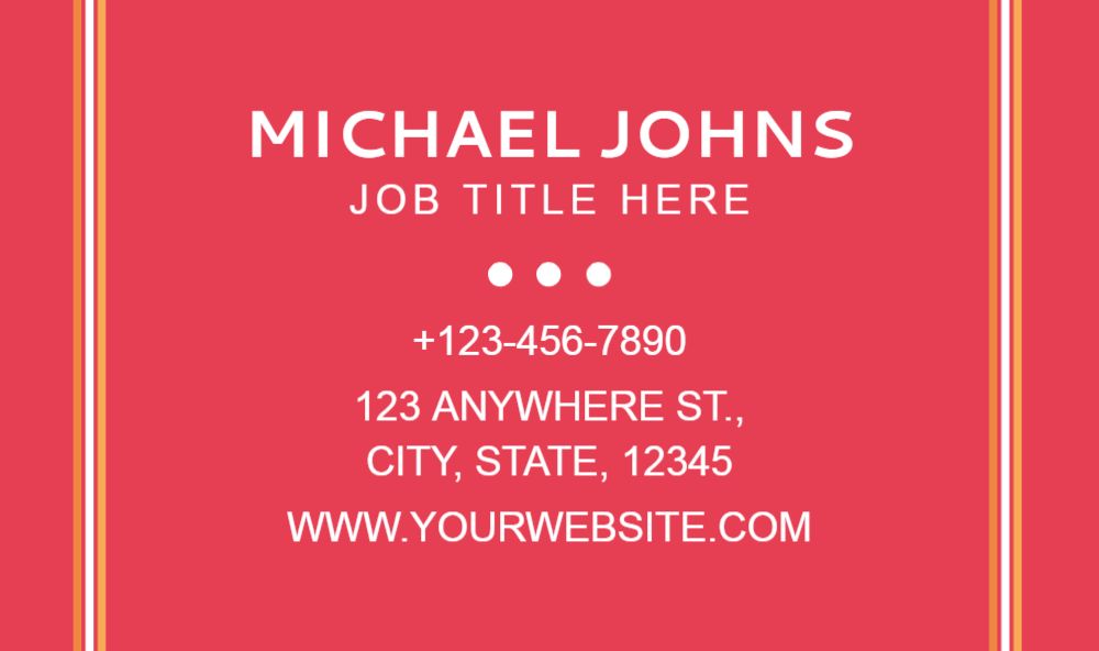 Business Services Economical Business Cards template preview 28