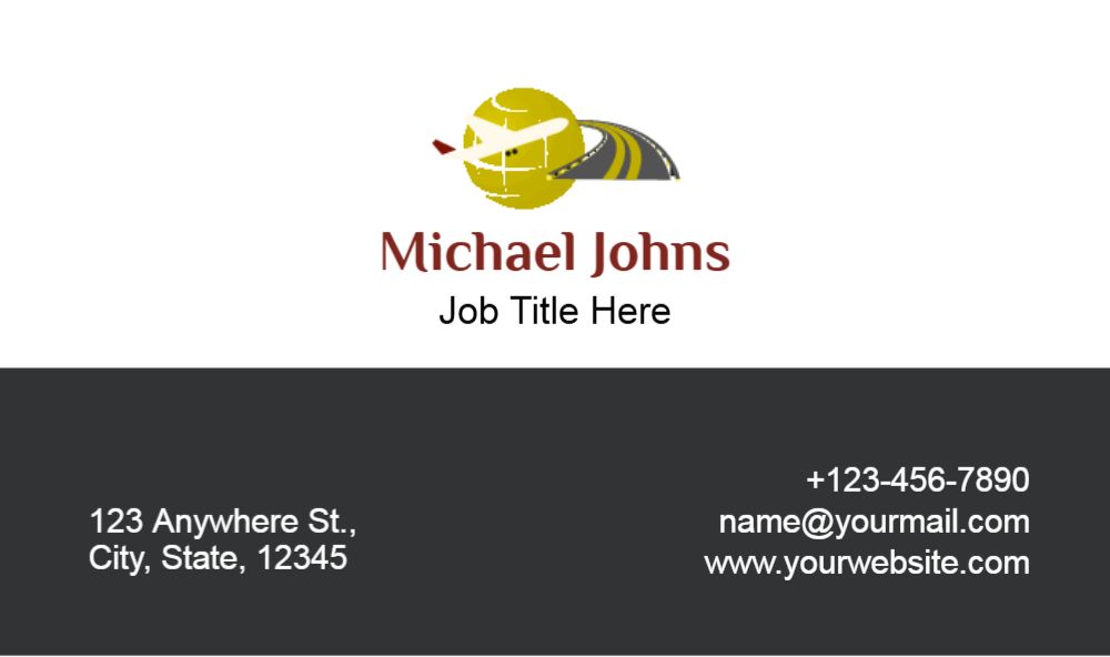 Transportation And Logistics Rush Business Cards Prints template preview 44