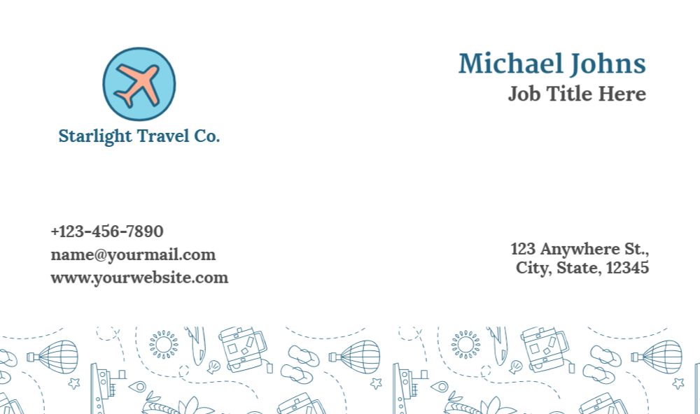 Travels Rush Business Cards Prints template preview 52