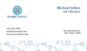 Travels Rush Business Cards Prints template preview 23
