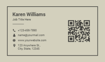 Clean Simple Economical Business Cards template preview 1