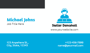 Club Rush Business Cards Prints template preview 1