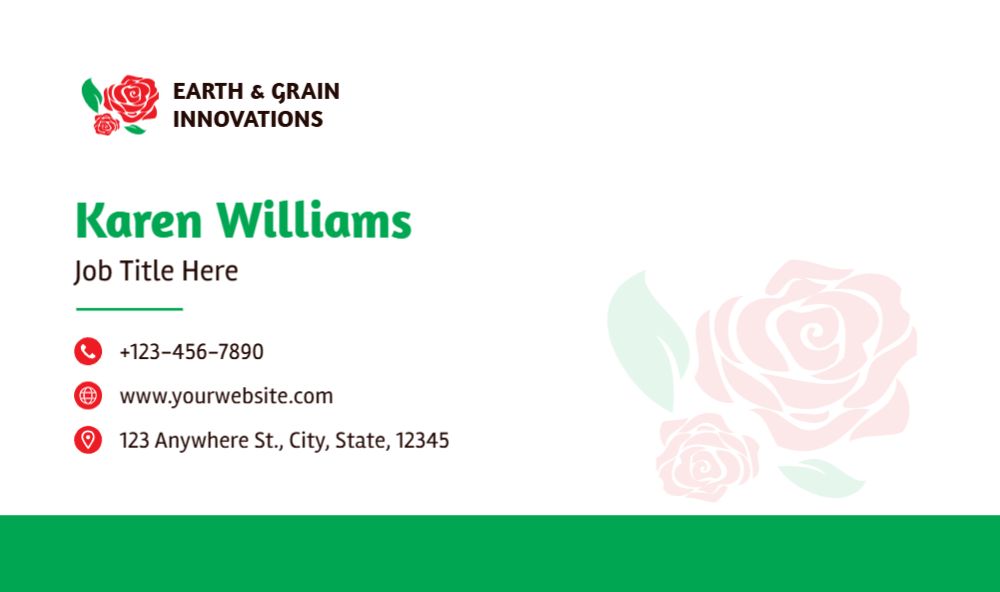 Agriculture Economical Business Cards template preview 42