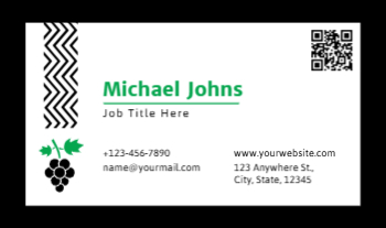 Flowers Economical Business Cards template preview 15