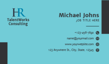 Human Resources Rush Business Cards Prints template preview 15