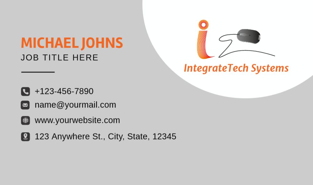 It And Internet Economical Business Cards template preview 44
