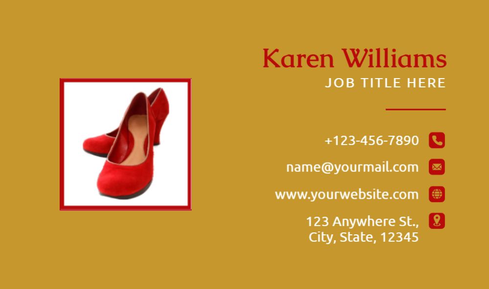 Fashion Economical Business Cards template preview 38