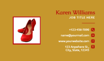 Fashion Economical Business Cards template preview 9
