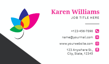 Spa Saloon Economical Business Cards template preview 9