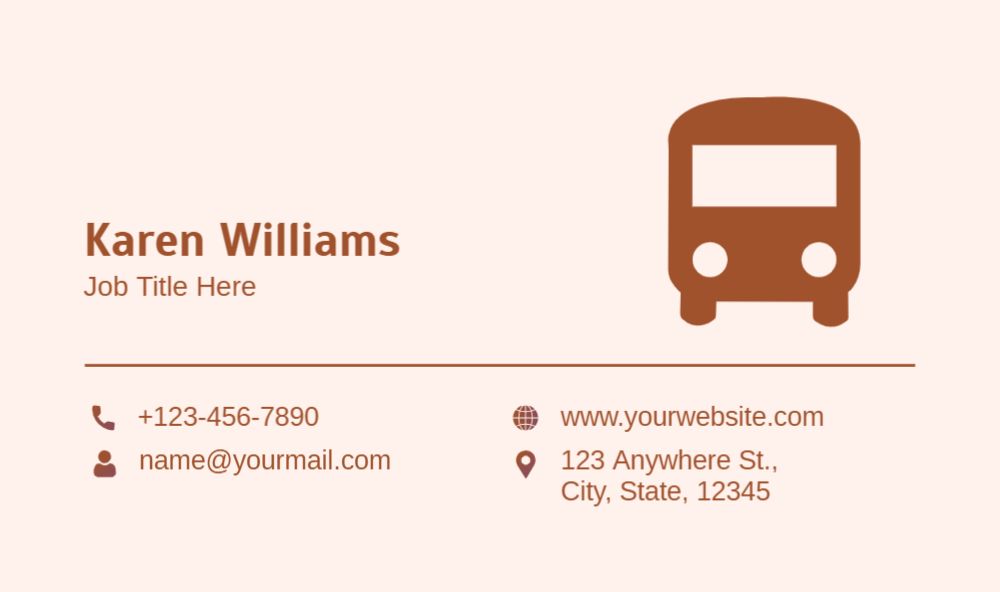 Travels Rush Business Cards Prints template preview 48