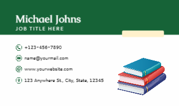 Education And Training Rush Business Cards Prints template preview 19