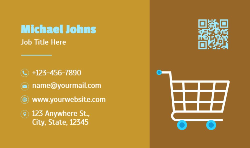 Retail Shop Stores Rush Business Cards Prints template preview 38