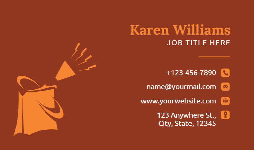Retail Shop Stores Rush Business Cards Prints template preview 40