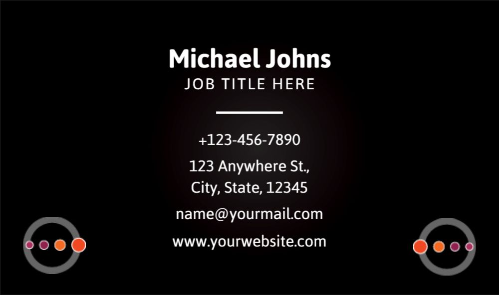 Management Rush Business Cards Prints template preview 26